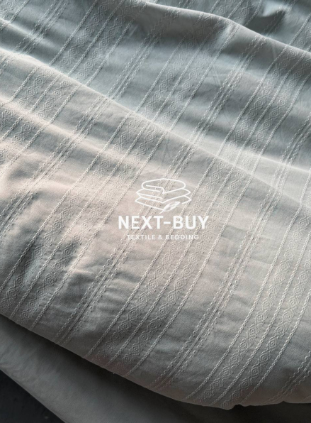 Постільна білизна Saheser Salve Mint євро 200х220 jacquard