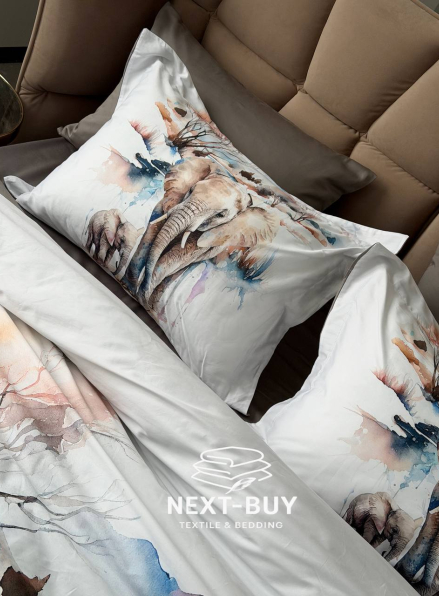 Постільна білизна First choice Safari 3D Satin евро 200х220