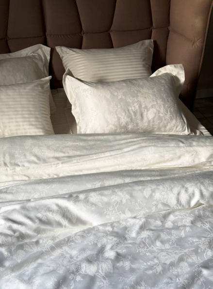 Постільна білизна Maison D'or Ruby Ecru 200x220см бамбук жаккард