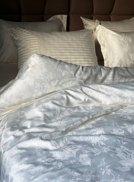 Постільна білизна Maison D'or Ruby Ecru 200x220см бамбук жаккард