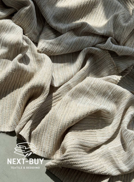 Фактурна тюль-штора Milano Harmony Coffee & Beige Італія