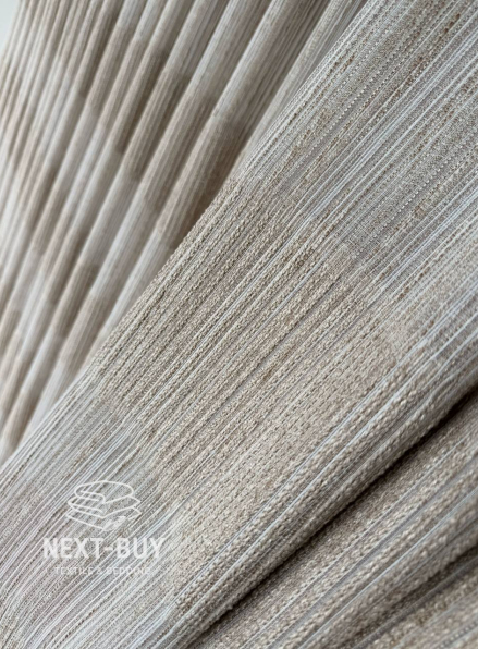 Фактурна тюль-штора Milano Harmony Coffee & Beige Італія