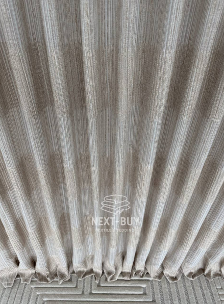 Фактурна тюль-штора Milano Harmony Coffee & Beige Італія