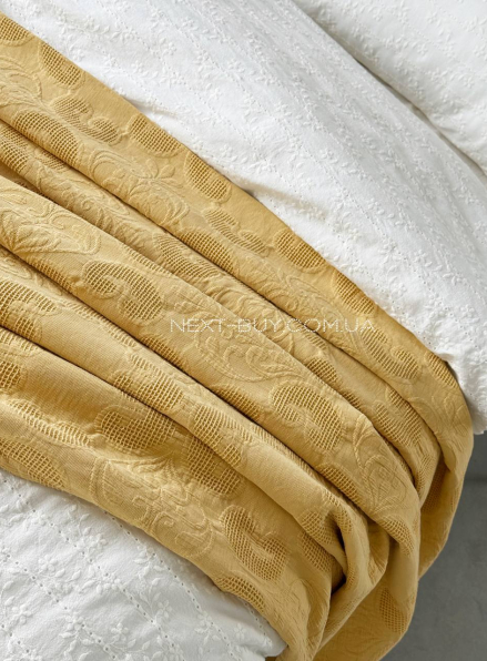 Жакардове покривало з наволочками Saheser Italo sari євро Туреччина