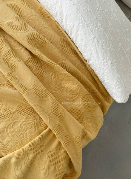 Жакардове покривало з наволочками Saheser Italo sari євро Туреччина