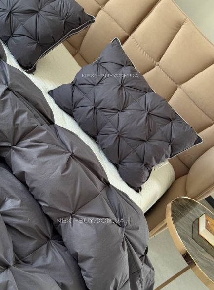 Private lux антиалергенна ковдра-покривало 230×250 2 структуровані наволочки 50х70