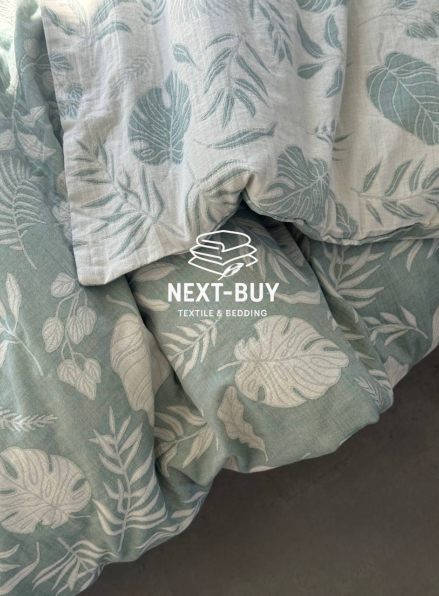 Постільна білизна Muslin Lusso Yesil (Євро, Туреччина)