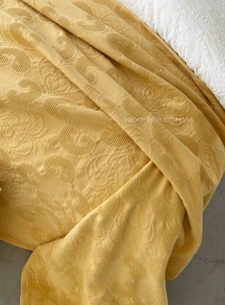 Жакардове покривало з наволочками Saheser Italo sari євро Туреччина