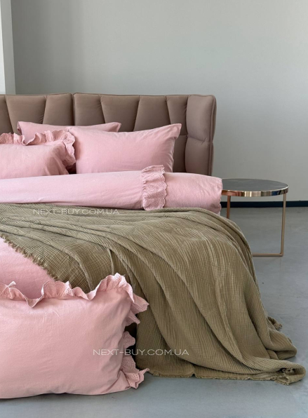 Постільна білизна Romantica rose євро 200х220 jacquard