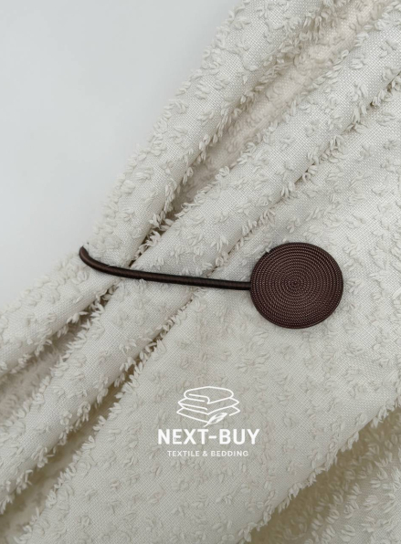 Магнітний підхват для штор круглий, шоколадний, Туреччина