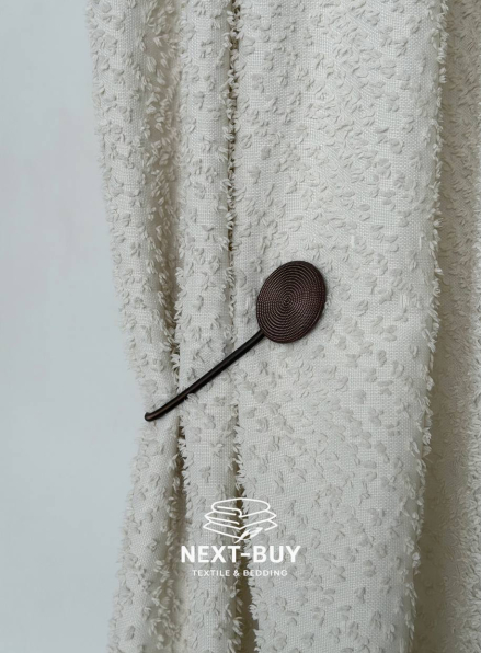 Магнітний підхват для штор круглий, шоколадний, Туреччина