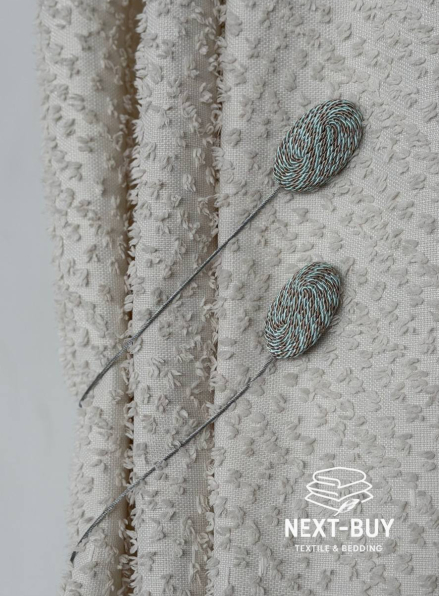 Магнітний підхват для штор карамельно-бірюзовий Туречинна