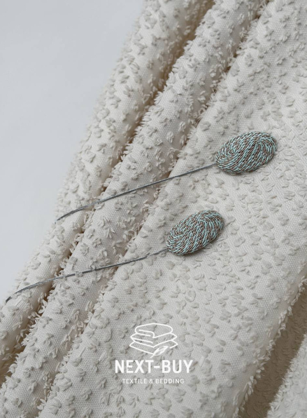 Магнітний підхват для штор карамельно-бірюзовий Туречинна