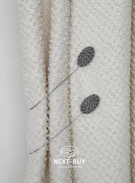 Шторний магніт на тросі сірого кольору Туречинна