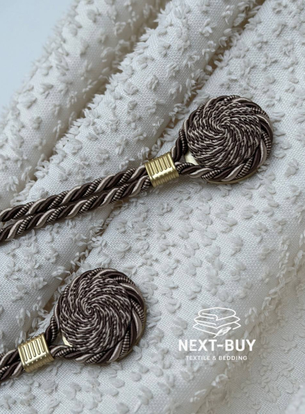 Магнітний підхват для штор шоколадний Туречинна