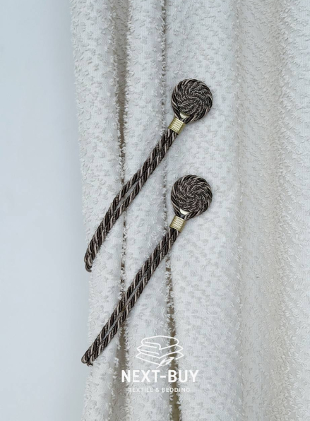 Магнітний підхват для штор шоколадний Туречинна