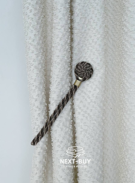 Магнітний підхват для штор шоколадний Туречинна