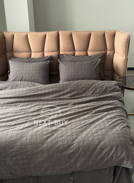 Премиальный комплект постельного белья PASIONI Rocco Antrasit