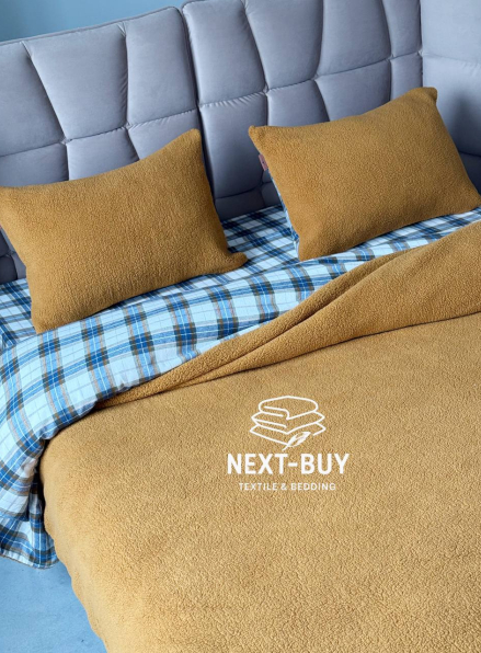 Зимовий комплект постільної білизни двосторонній Cozy Zerdecal євро Туреччина