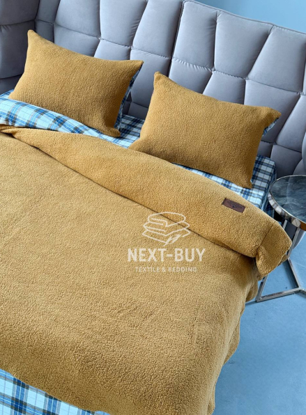 Зимовий комплект постільної білизни двосторонній Cozy Zerdecal євро Туреччина