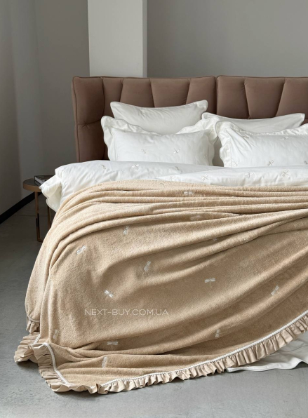 Maison D`or Les Azzures beige Bed Cover махрове покривало 220х240