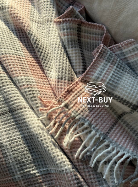 Плед в клетку Aksu Cozy Life Inka Gulkursu