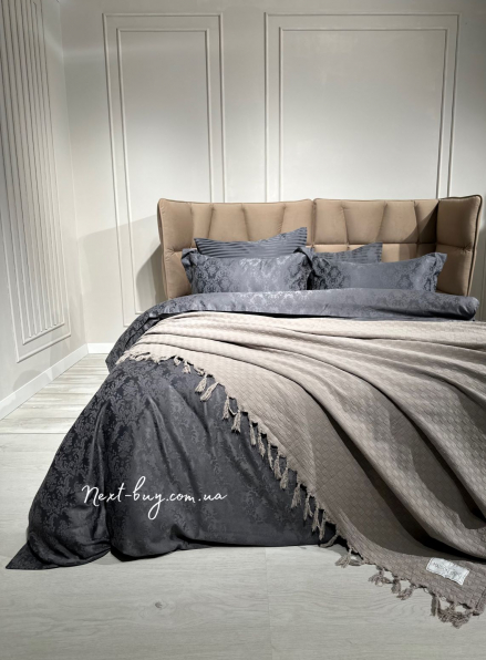 Maison D'or Paris My Favorite плед з бахромою беж 180х220