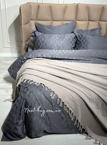 Maison D'or Paris My Favorite плед з бахромою беж 180х220