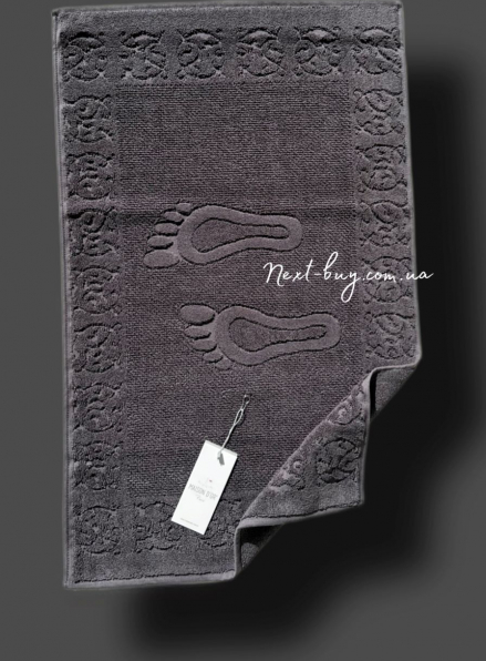 Натуральний килимок-рушник для ніг Maison D'or Steps антрацит