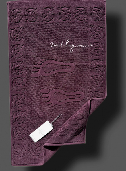Натуральний килимок-рушник для ніг Maison D'or Steps фіолетовий