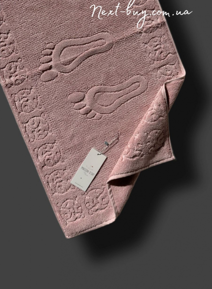 Натуральний килимок-рушник для ніг Maison D'or Steps рожевий