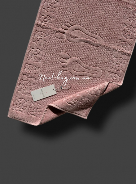 Натуральний килимок-рушник для ніг Maison D'or Steps рожевий
