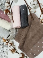 Комплект полотенец Cestepe "Shek" Vip cotton-хлопок  6шт 30х50 Tурция — изображение 2