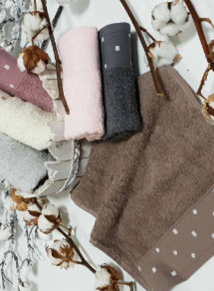 Комплект полотенец Cestepe "Shek" Vip cotton-хлопок  6шт 30х50 Tурция — изображение 2