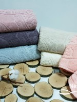 Комплект полотенец баня Cestep 6 100% vip cotton махра  6шт 70х140 Турция — изображение 3