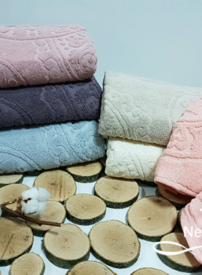 Комплект полотенец баня Cestep 6 100% vip cotton махра  6шт 70х140 Турция — изображение 3