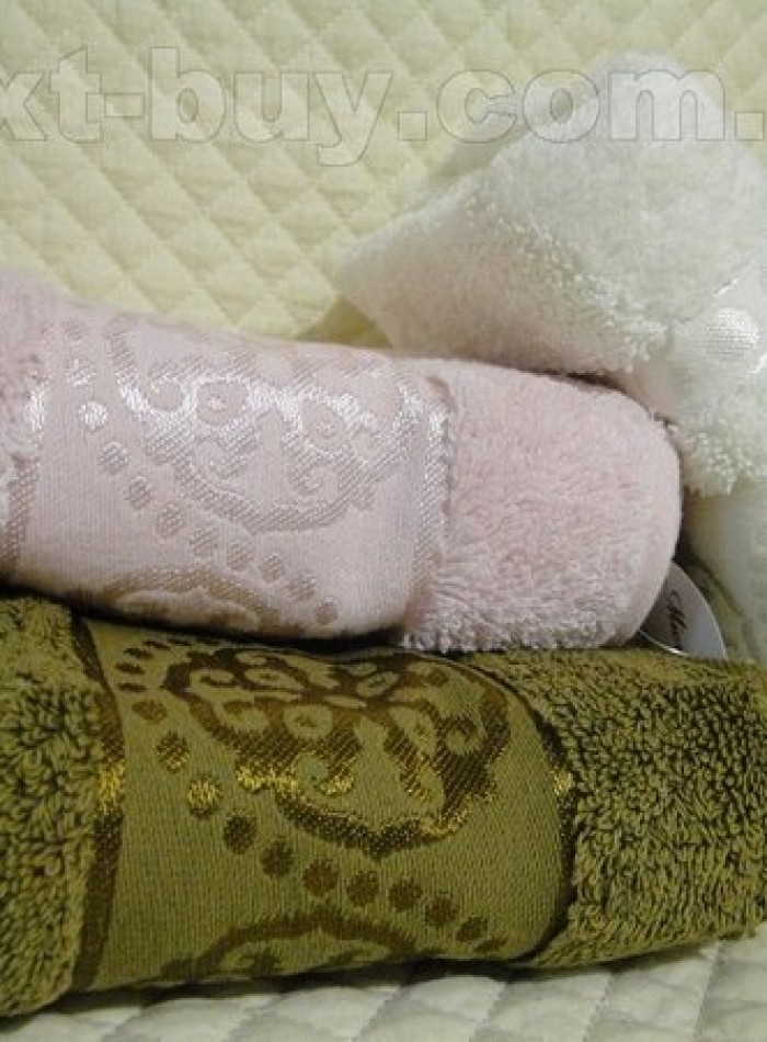 Банные полотенца хлопок набор Cestepe Orient micro Delux Mix Vip cotton Турция — изображение 5