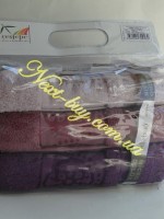 Комплект полотенец сауна Cestepe 3 Pure Extra soft micro Delux 100% cotton 90х150 Турция — изображение 6