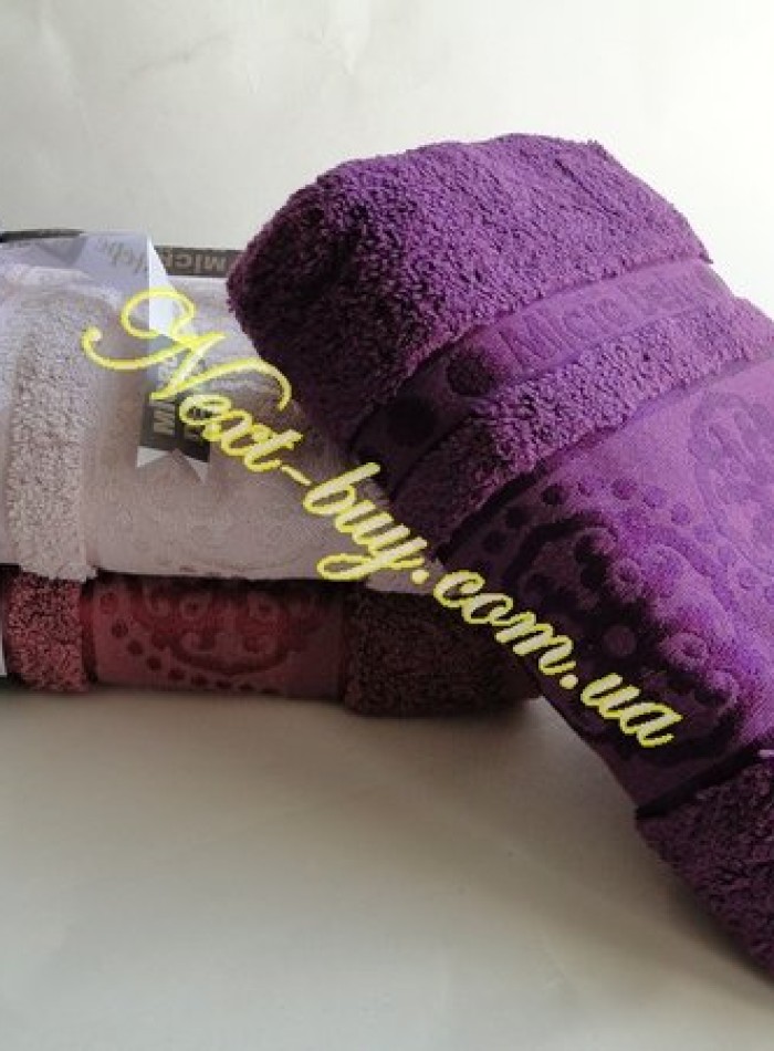 Комплект полотенец сауна Cestepe 3 Pure Extra soft micro Delux 100% cotton 90х150 Турция — изображение 4