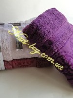 Комплект полотенец сауна Cestepe 3 Pure Extra soft micro Delux 100% cotton 90х150 Турция — изображение 2