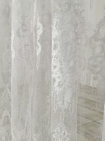 Фатин с вышивкой "Шэнна" белый Турция — изображение 5