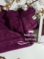 Комплект полотенец DNZ garden бамбук - лицо + баня Турция  nt-q42