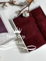 Комплект полотенец DNZ garden бамбук - лицо + баня Турция  nt-q47 — изображение 2