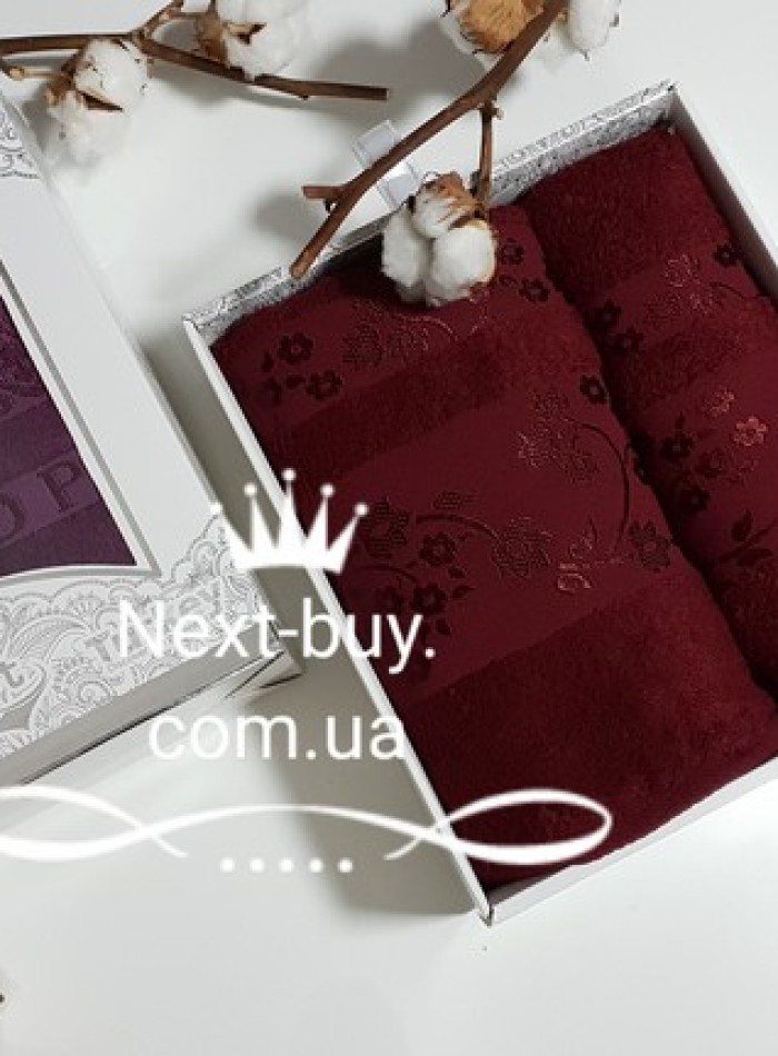 Комплект полотенец DNZ garden бамбук - лицо + баня Турция  nt-q47 — изображение 2