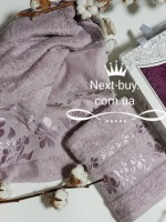 Комплект полотенец DNZ garden бамбук - лицо + баня Турция  nt-q48