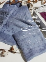 Комплект полотенец DNZ garden бамбук - лицо + баня Турция  nt-q45 — изображение 2