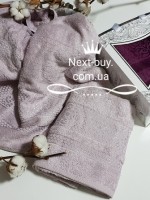 Комплект полотенец DNZ garden бамбук - лицо + баня Турция  nt-q40 — изображение 2