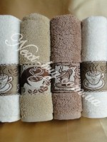 Кухонные полотенеца Merzuka "Coffee" 6шт. 100% cotton Турция — изображение 2