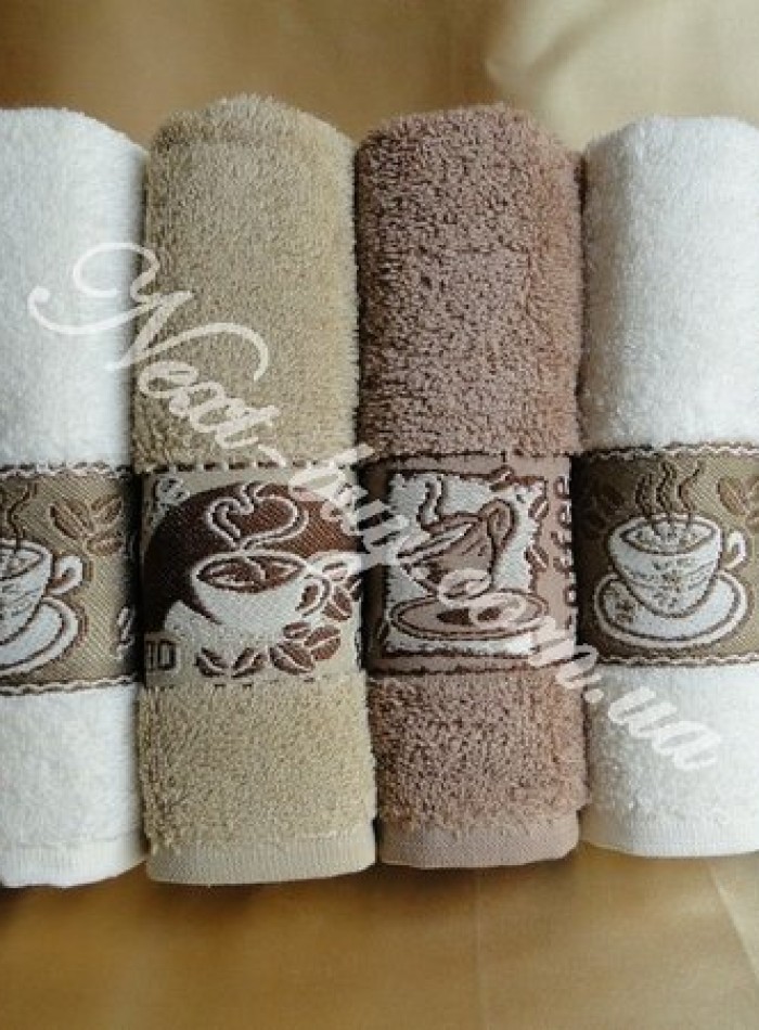 Кухонные полотенеца Merzuka "Coffee" 6шт. 100% cotton Турция — изображение 2