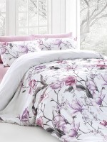 First choice LAYLA Lila - purple постельное белье ранфорс полуторный 160х200